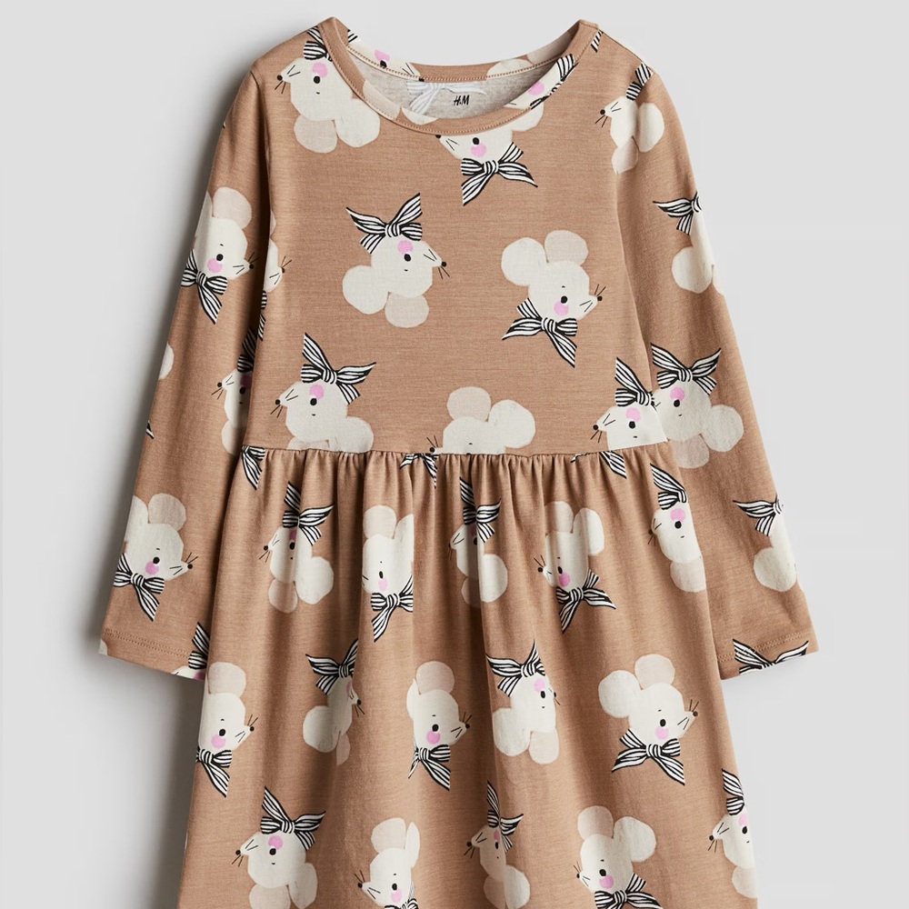 Long sleeve toddler mousey Dress
